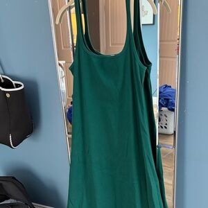GAP Women’s Green Dress spaghetti strapped (L)